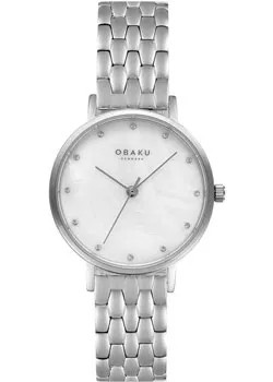 Fashion наручные  женские часы Obaku V248LXCWSC. Коллекция Link