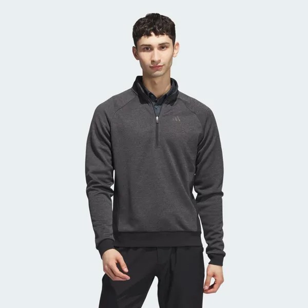 Пуловер с молнией до четверти DWR Adidas, цвет Black/Grey Six/Black