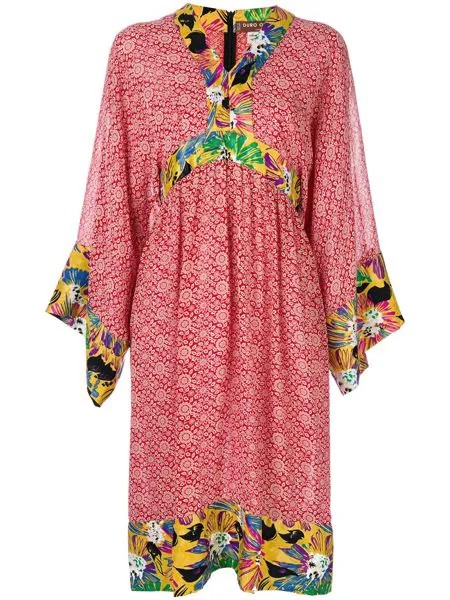 Duro Olowu Vintage платье-туника с цветочным принтом