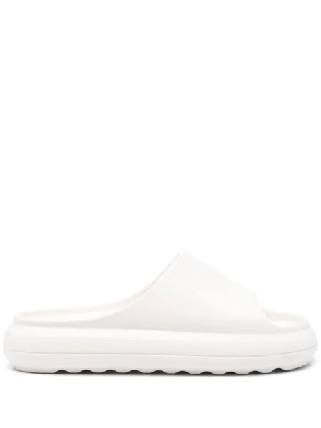 MSGM шлепанцы на платформе, белый