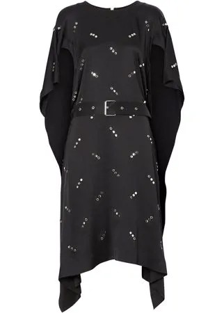Burberry платье с люверсами