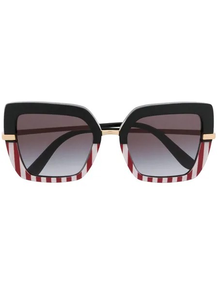 Dolce & Gabbana Eyewear массивные солнцезащитные очки с эффектом градиента