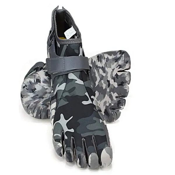 Легкие кроссовки с пятью пальцами для мужчин и женщин, камуфляжная дышащая Спортивная обувь для бега, уличные треккинговые сникерсы с резин...