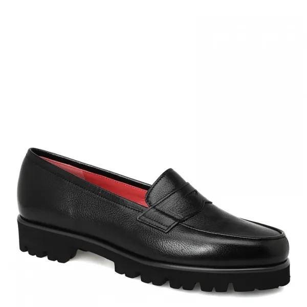 Лоферы женские Pas De Rouge N301 черные 39 EU