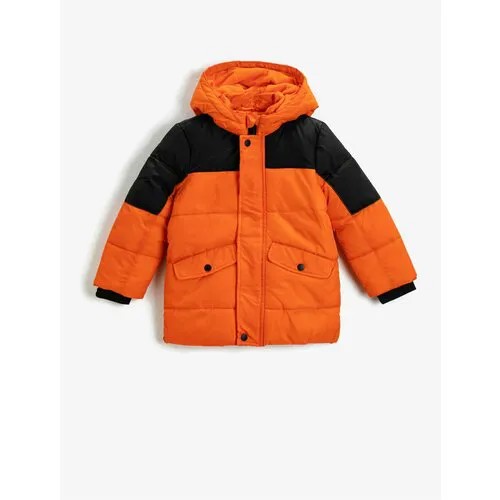 Куртка KOTON, размер 6-7 лет, оранжевый