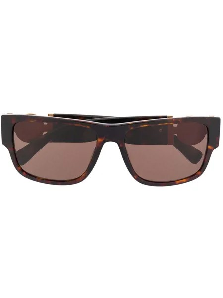 Versace Eyewear солнцезащитные очки в квадратной оправе
