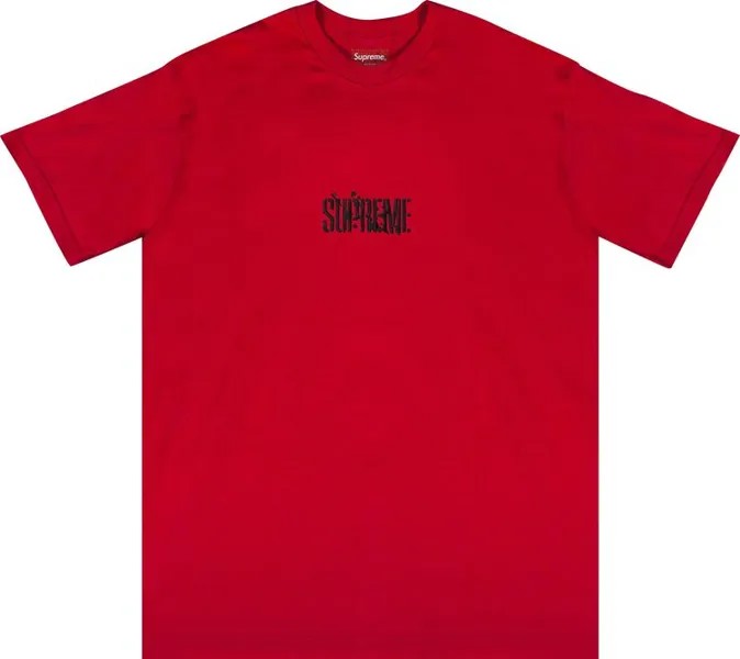 Футболка Supreme Splatter Short-Sleeve Top 'Red', красный