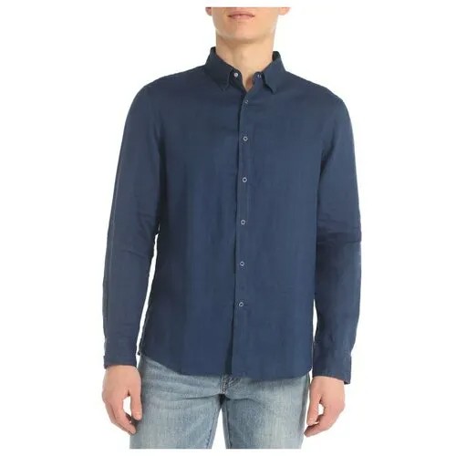 Рубашка Maison David, размер XL, синий