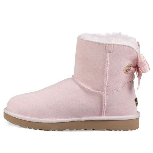 Зимние ботинки настраиваемые зимние ботинки Bailey Bow Mini Boot розовые Ugg, розовый