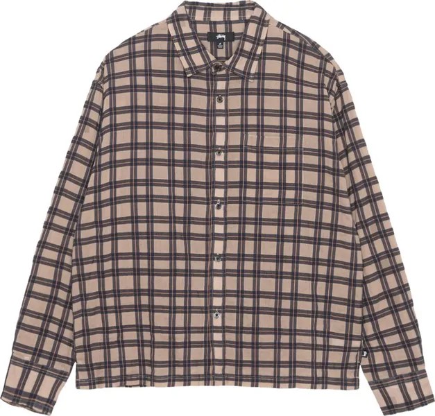 Рубашка Stussy Sonoma Plaid 'Tan', разноцветный