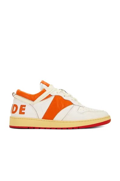 Кроссовки Rhude Rhecess Low, цвет White & Orange