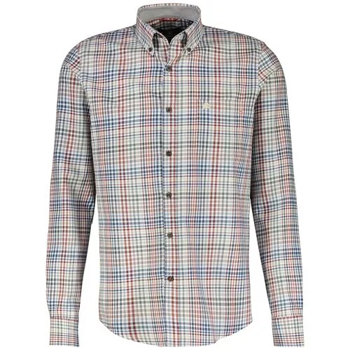 Рубашка для мужчин, LERROS, модель: 2281105, цвет: разноцветный, размер: 52(XL)