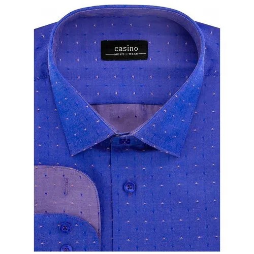 Рубашка Casino, размер 174-184/39, синий