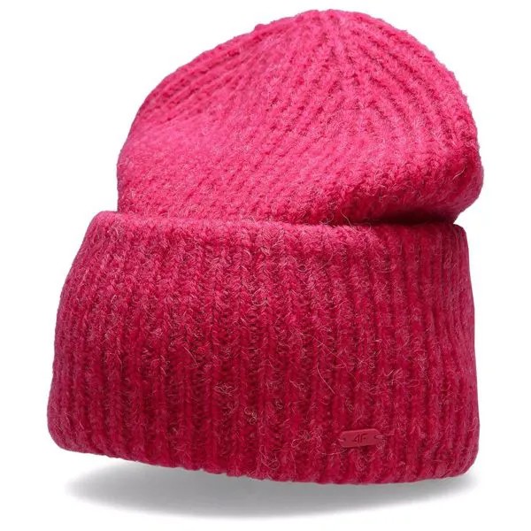 Шапка бини женская 4F WOMEN'S CAPS бордовая, р. S