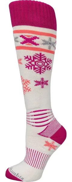 Женские лыжные носки Columbia Thermolite Snowflake