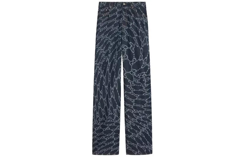 Джинсы мужские синие Gucci, синий