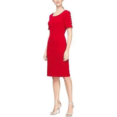 Женское коктейльное мини-платье-футляр с украшением SLNY BHFO 5217