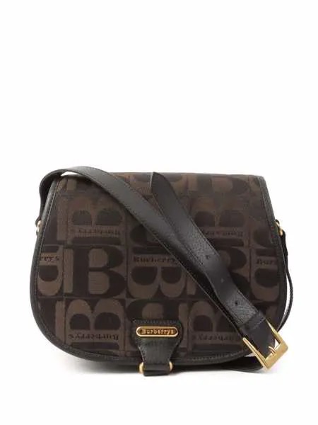 Burberry Pre-Owned сумка на плечо с монограммой