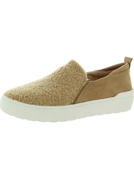 Уютные женские слипоны из искусственного меха Delight Dr. Scholl's Shoes, цвет Natural