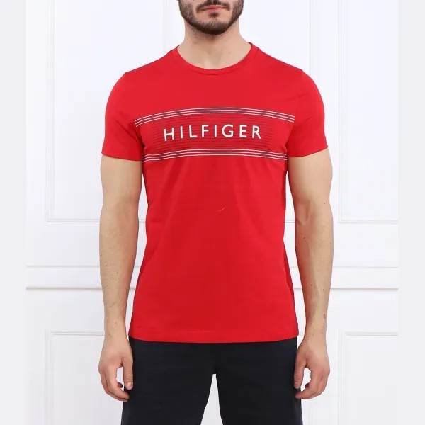 Облегающая футболка Tommy Hilfiger, красный