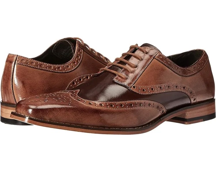 Оксфорды Stacy Adams Tinsley Wingtip, цвет Tan/Brown