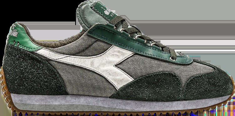 Кроссовки Equipe H Dirty Stone Wash Evo 'Green Slate Grey', зеленый