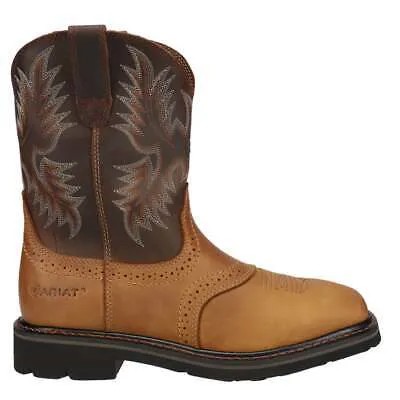 Мужские кроссовки Ariat Sierra 10 дюймов с мягким носком для защиты от поражения электрическим током коричневого цвета