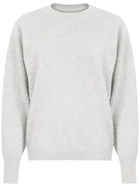 Maison Margiela джемпер из смеси хлопка и кашемира, серый