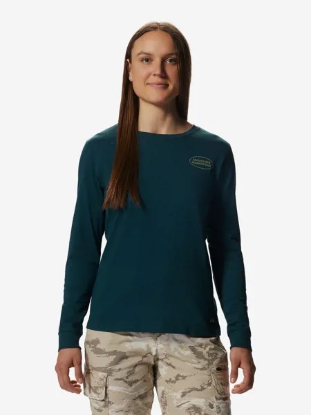 Лонгслив женский Mountain Hardwear Mighty Five, Синий, размер 46