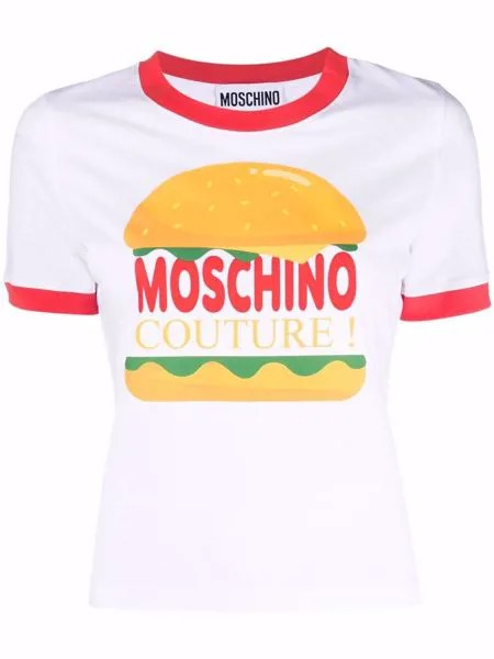 Moschino футболка с графичным принтом