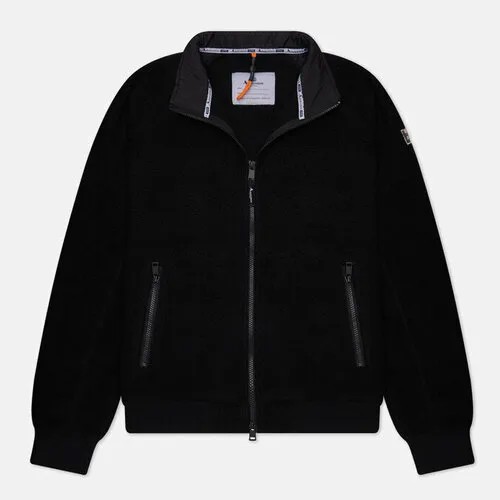 Куртка Aquascutum active one color sherpa, силуэт прямой, размер xl, черный