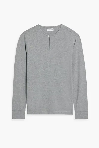 Футболка Henley из джерси из смесового лиоцелла Hamilton And Hare, серый