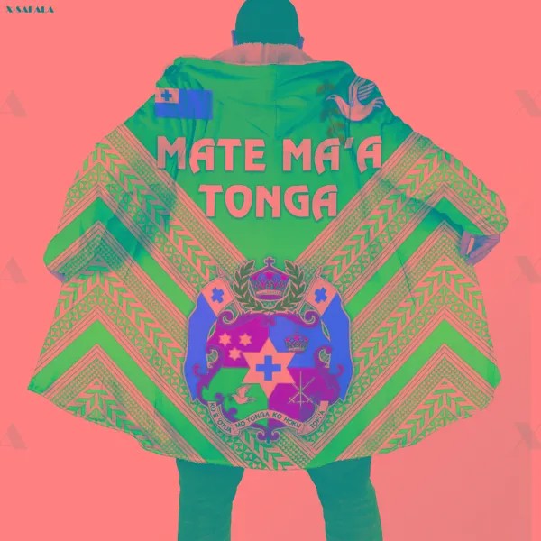 Полинезия Mate Ma'M Tonga 3D печать Толстовка длинное спортивное пальто с капюшоном Одеяло плащ Толстая куртка хлопковые пуловеры Dunnes пальто