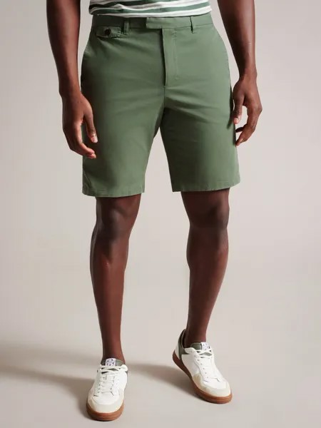 Шорты чинос Ted Baker Ashfrd, оливковые