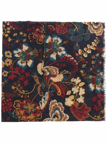 Altea шарф с цветочной вышивкой