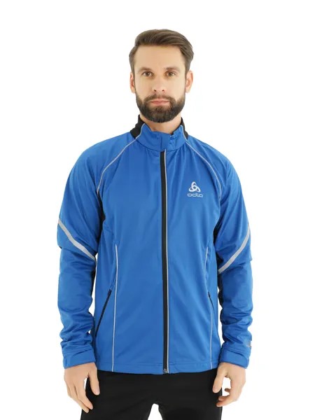 Спортивная куртка мужская Odlo Jacket Frequency синяя L