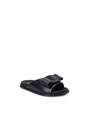 SALVATORE FERRAGAMO Женские черные сандалии без застежек Virgil Toe на платформе 9.5 C
