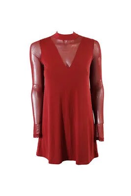 Темно-рыжее платье-водолазка Bcbgeneration XXS