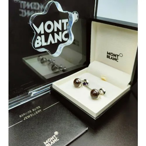Запонки Montblanc, серебряный