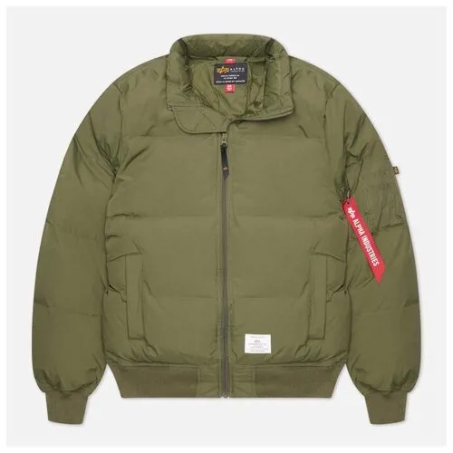 Мужской пуховик Alpha Industries MA-1 Quilted чёрный, Размер M