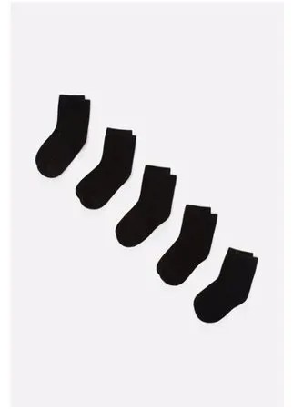 Носки 5 пар размер 16-18, черный, ТМ Acoola, арт. 32314420003