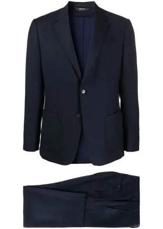Ermenegildo Zegna строгий костюм с однобортным пиджаком