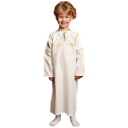 Крестильная рубашка для мальчика рост 104 см / Крестим Деток / Ванечка / для купели / крещение