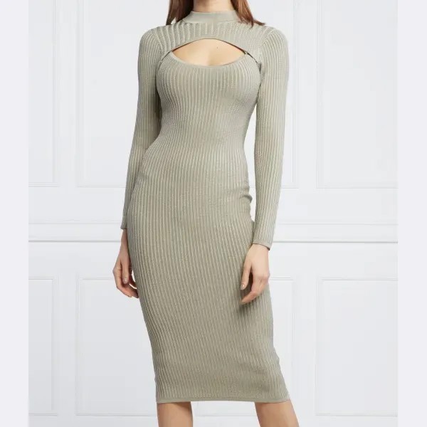 Поэтическое платье Marciano Guess, зеленый
