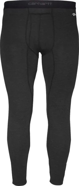 Мужские брюки Carhartt Force средней плотности с базовым слоем из смесовой шерсти, черный