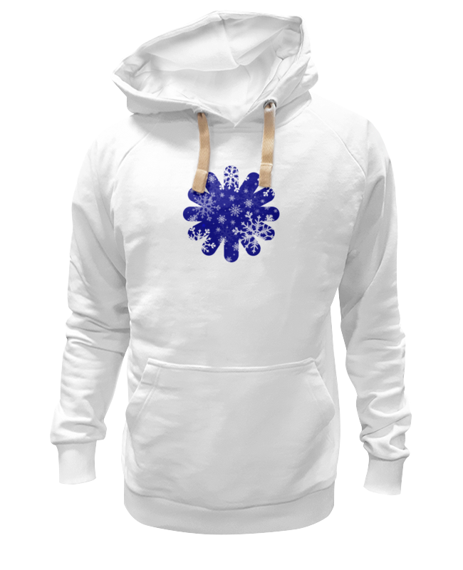 Худи унисекс Printio Новый год!!! белое 2XL