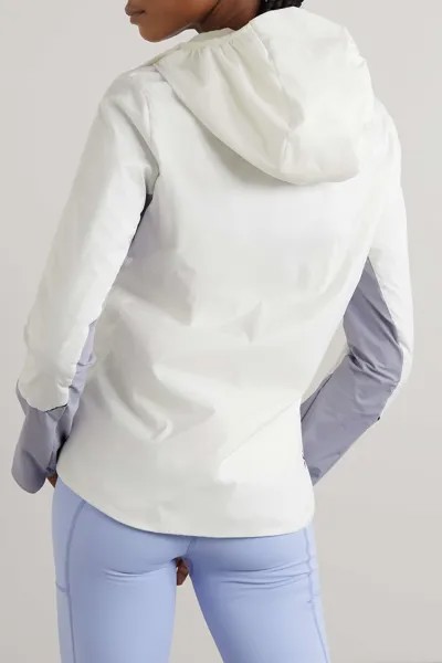 ON-RUNNING Двухцветная куртка Insulator из переработанного материала с капюшоном, белый