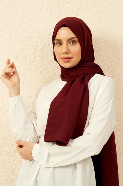 Палантин женский MADAME POLO 5146, бордовый (доставка из-за рубежа)