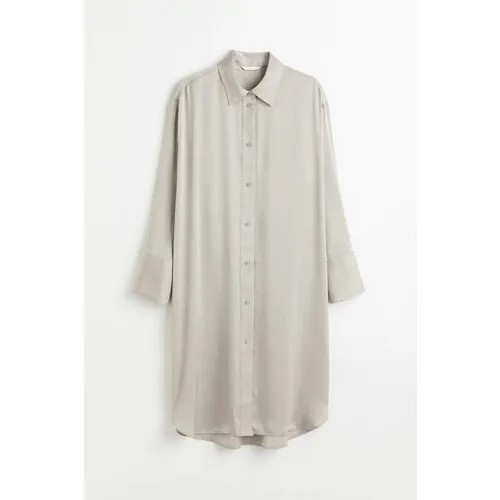 Платье H&M, размер 3XL, бежевый