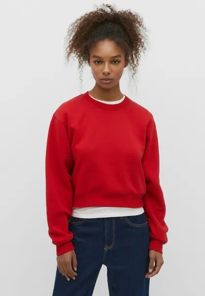 Толстовка Basic Cropped Stradivarius, красный